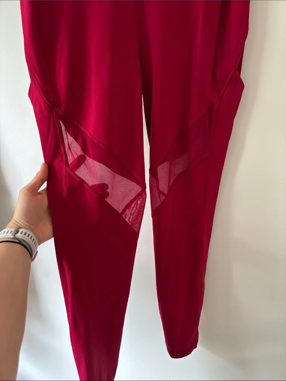 lululemon athletica Bright Pink High-Rise Mesh Pocket Leggings - Picture 3 of 7